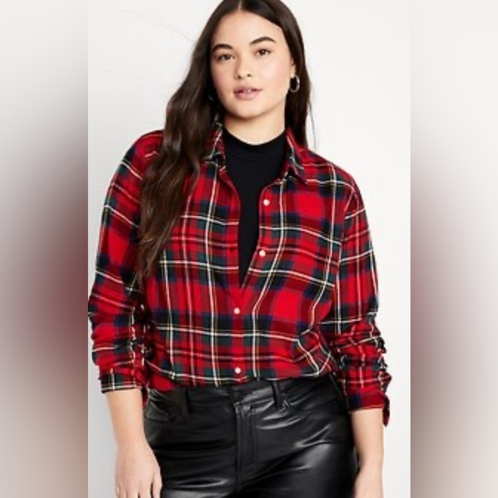 Old Navy Relaxed Classic Flannel Shirt